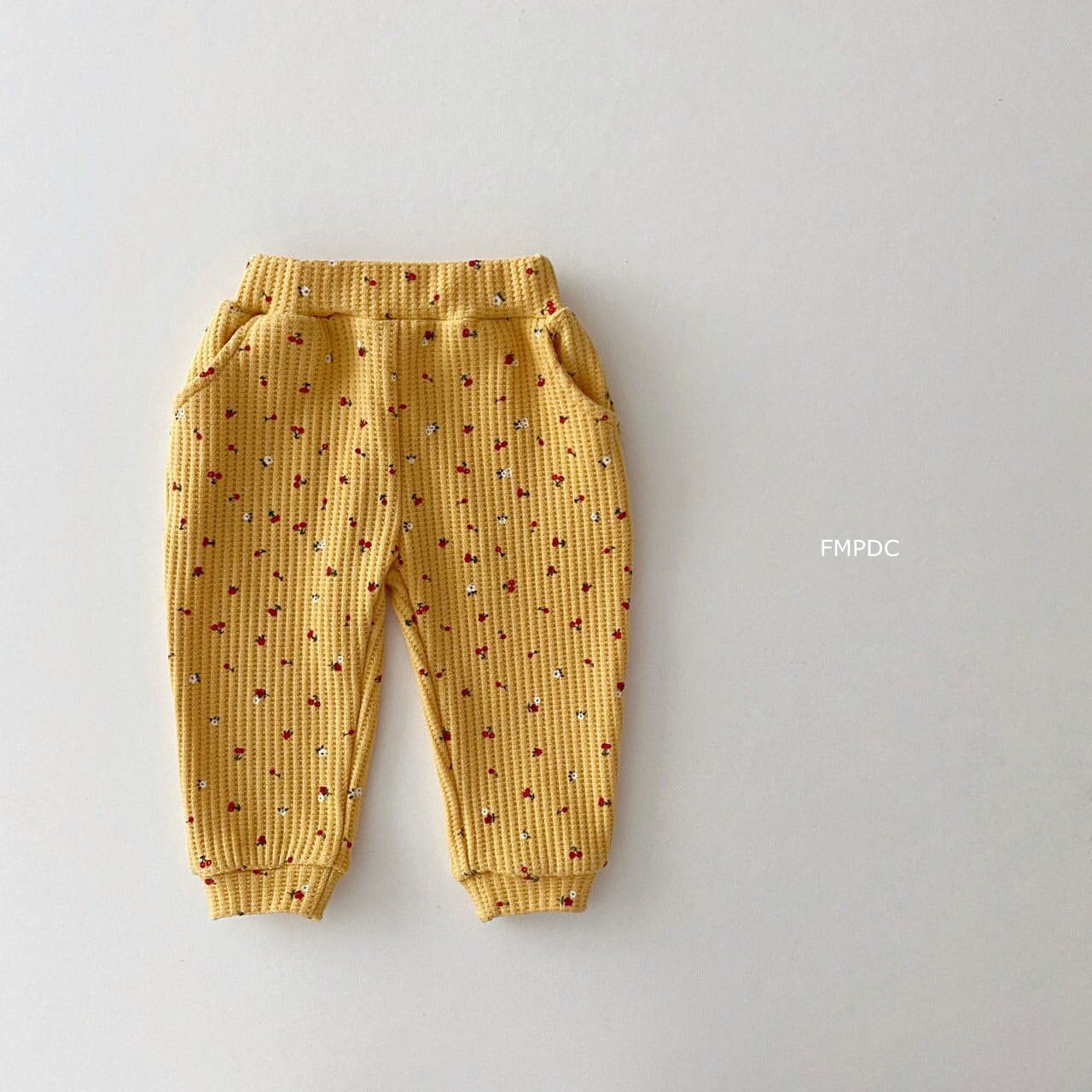 Toddler Waffle Cotton Clothes Set