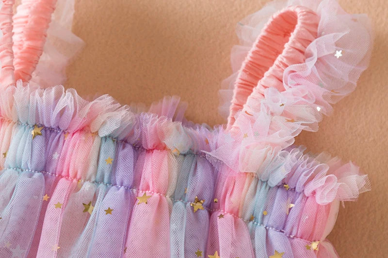 Summer Sequin Party Tutu Dress