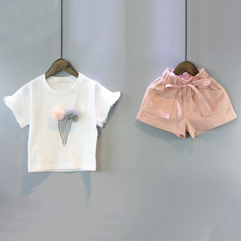 Ice Cream Short Sleeve Set
