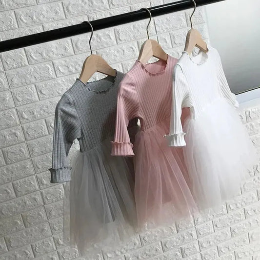 Lace Stitching Princess Dress