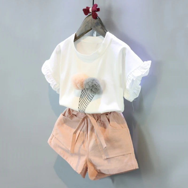 Ice Cream Short Sleeve Set