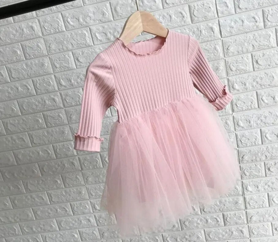 Lace Stitching Princess Dress