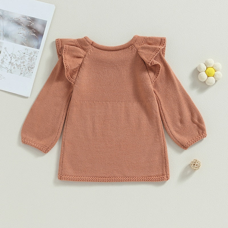 Long Sleeve Round Neck Knit Pullover