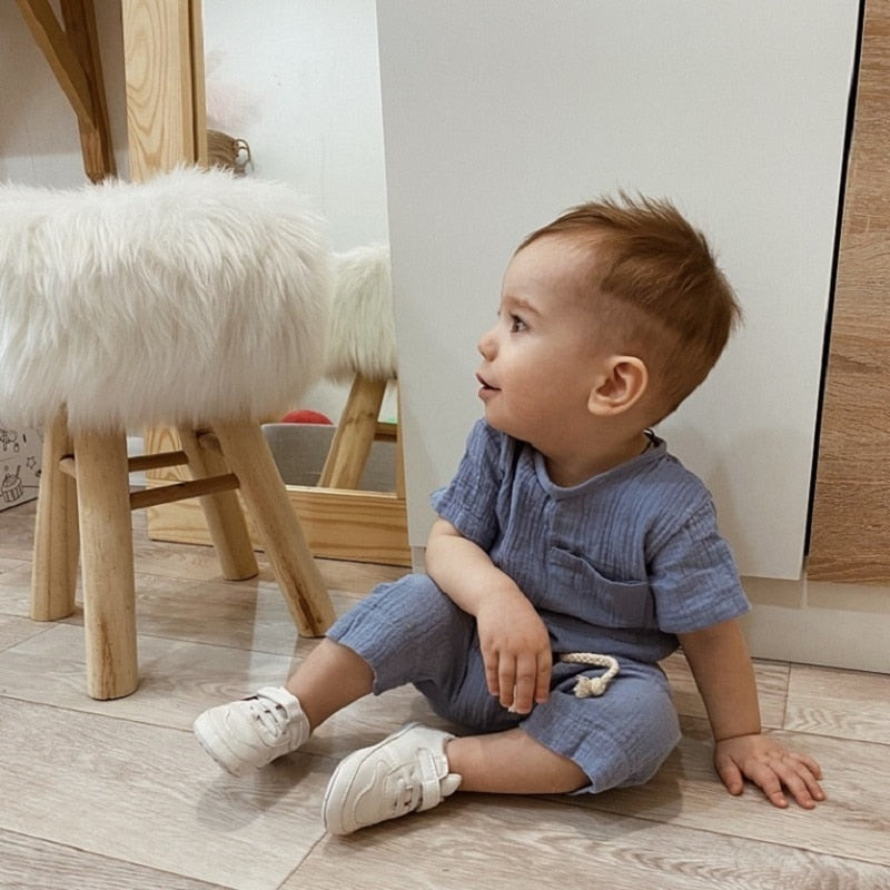 Organic Cotton Clothes Set Top and Short Unisex