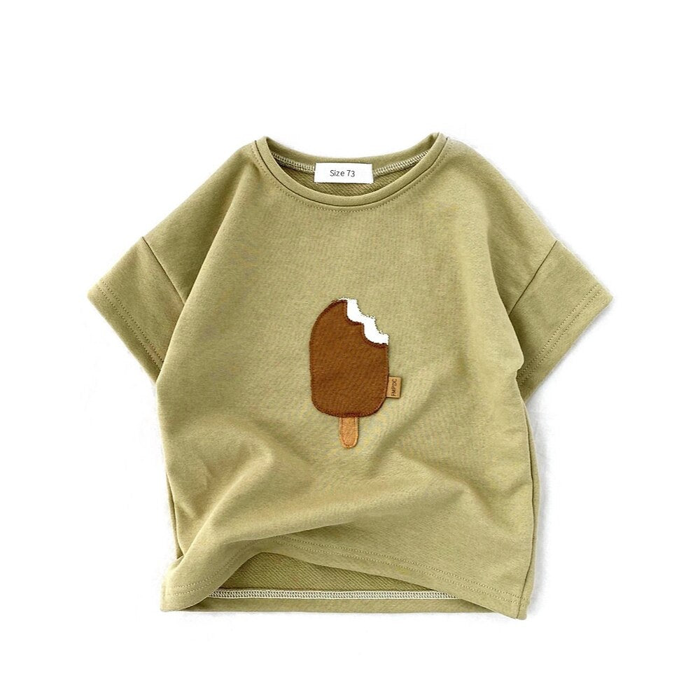 Oversize Tee Popsicle Short Sleeve