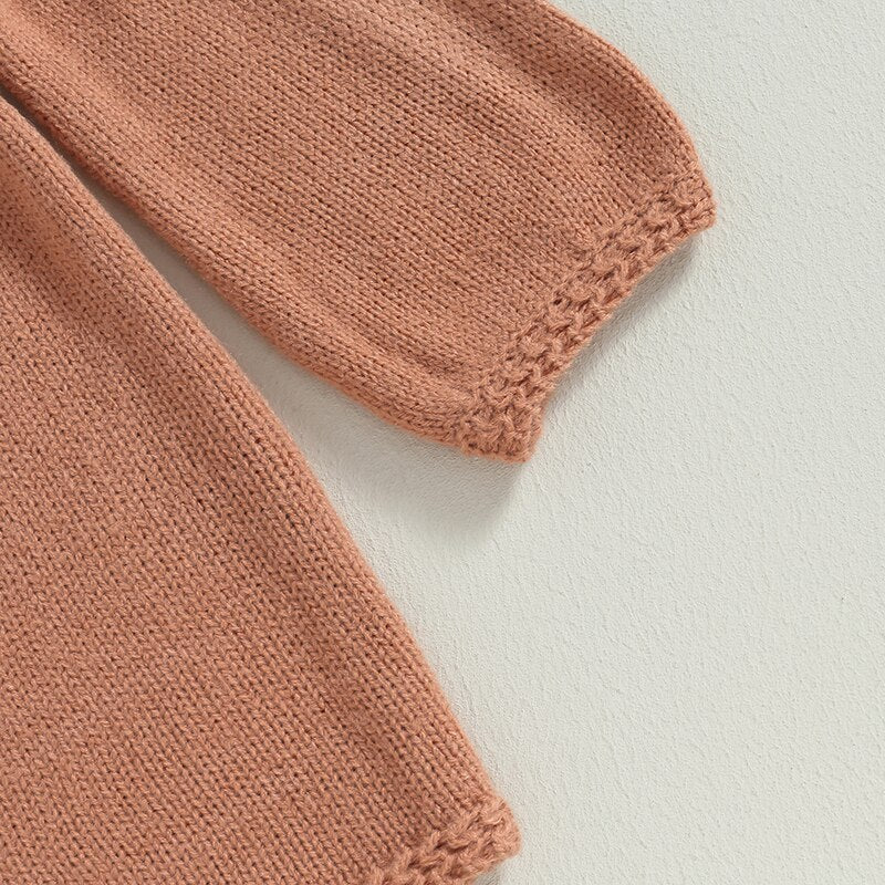 Long Sleeve Round Neck Knit Pullover
