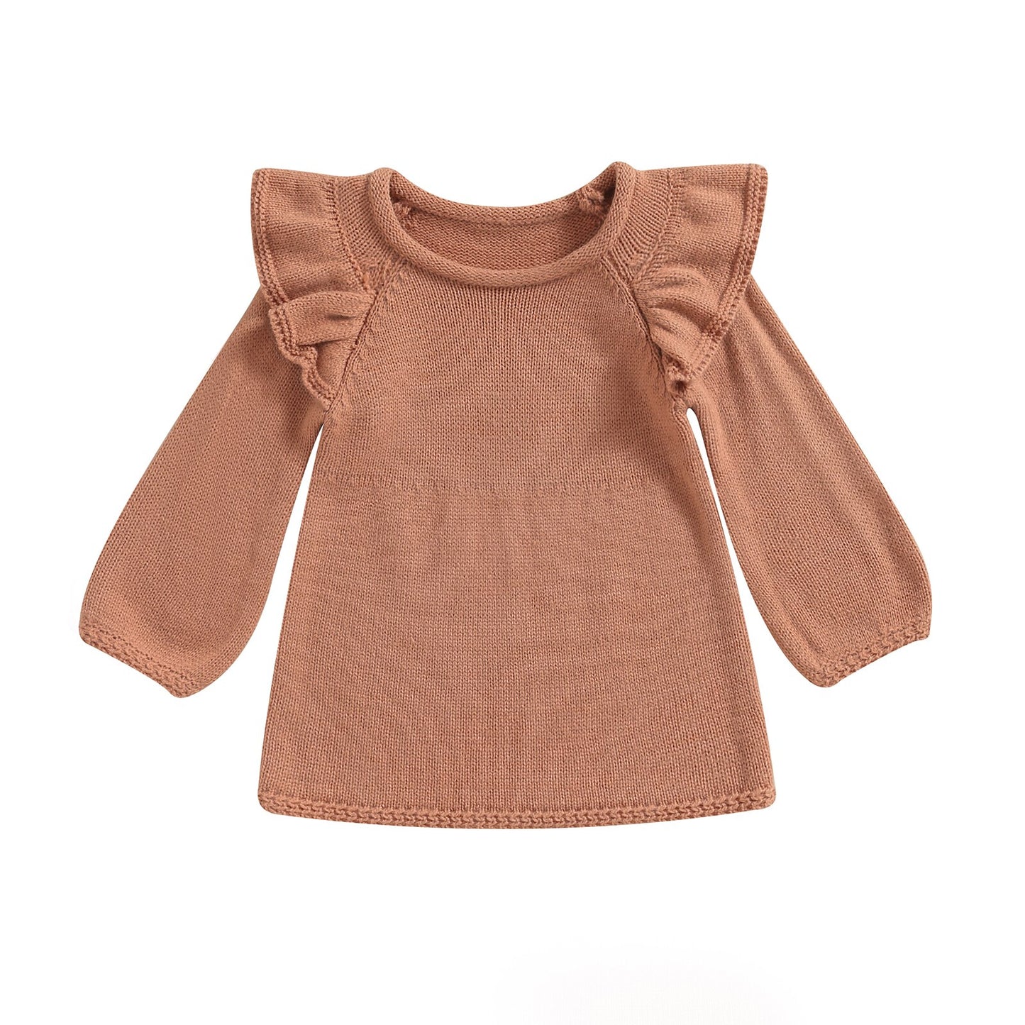 Long Sleeve Round Neck Knit Pullover