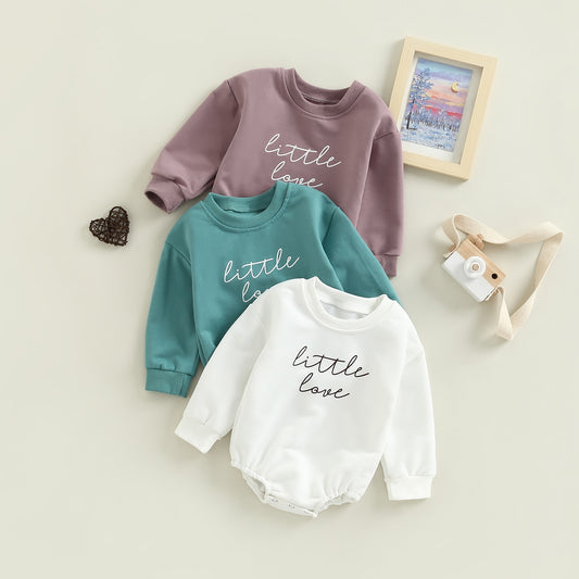 Long Sleeve Letter Printed Jumpsuit